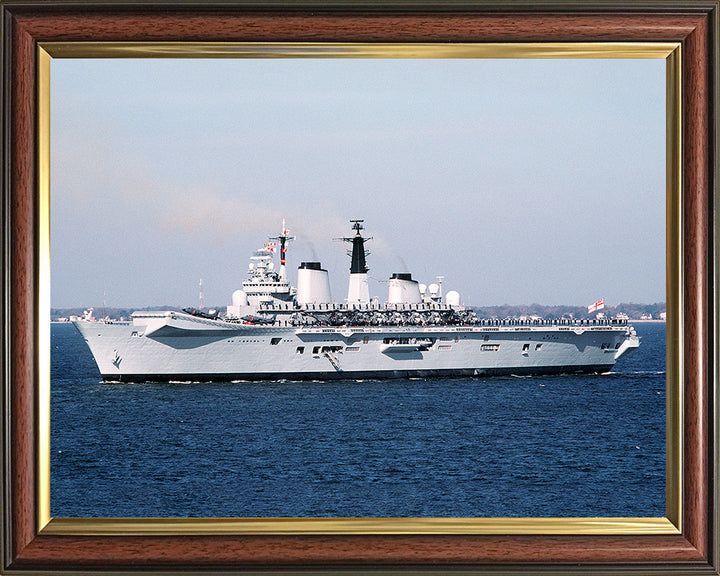 HMS Invincible R05 Royal Navy Invincible Class aircraft carrier Photo Print or Framed Print - Hampshire Prints