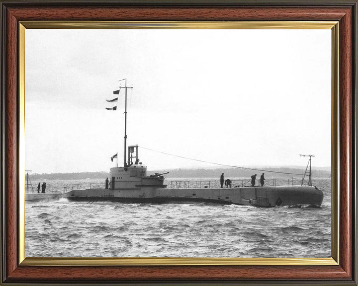 HMS Regent N41 Royal Navy Rainbow class submarine Photo Print or Framed Print - Hampshire Prints