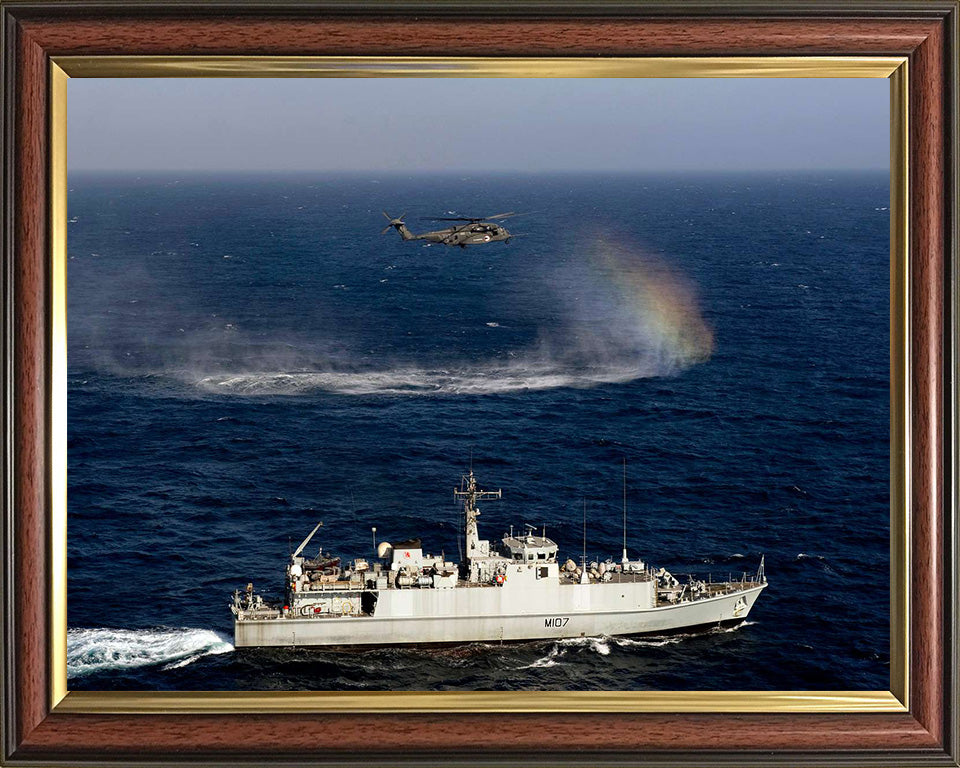 HMS Pembroke M107 Royal Navy Sandown class Mine Hunter Photo Print or Framed Photo Print - Hampshire Prints