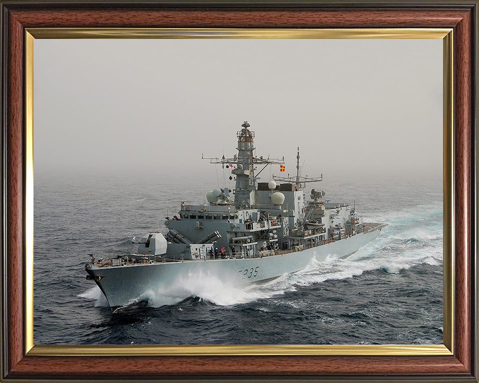 HMS Monmouth F235 Royal Navy Type 23 Frigate Photo Print or Framed Photo Print - Hampshire Prints