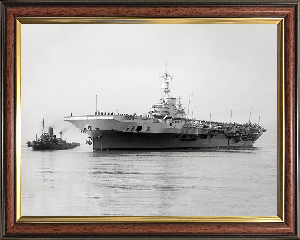 HMS Implacable R86 Royal Navy Implacable Class Aircraft Carrier Photo Print or Framed Print - Hampshire Prints