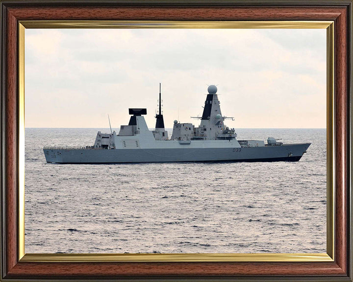 HMS Dauntless D33 Royal Navy Type 45 destroyer Photo Print or Framed Print - Hampshire Prints