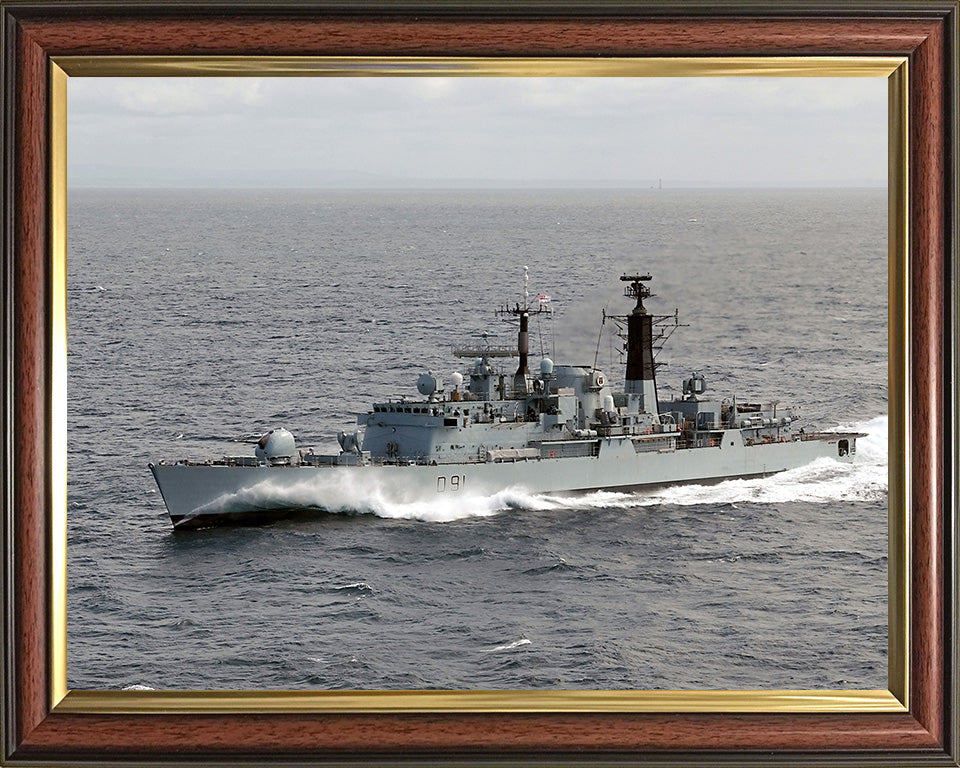 HMS Nottingham D91 | Photo Print | Framed Print | Poster | Type 42 | Destroyer | Royal Navy - Hampshire Prints