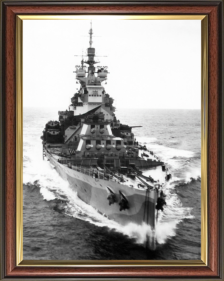 HMS Howe 32 | Photo Print | Framed Print | King George V Class | Battleship | Royal Navy - Hampshire Prints