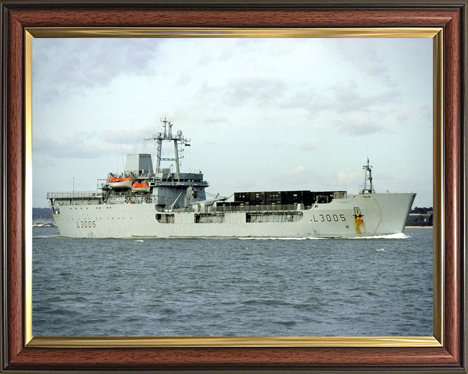 RFA Sir Galahad L3005 Royal Fleet Auxiliary Round Table class ship Photo Print or Framed Print - Hampshire Prints