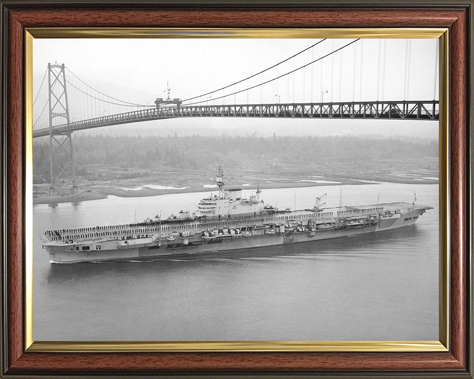 HMS Implacable R86 Royal Navy Implacable Class Aircraft Carrier Photo Print or Framed Print - Hampshire Prints