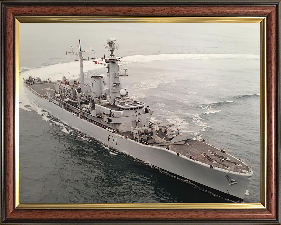 HMS Scylla F71 Royal Navy Leander class frigate Photo Print or Framed Print - Hampshire Prints