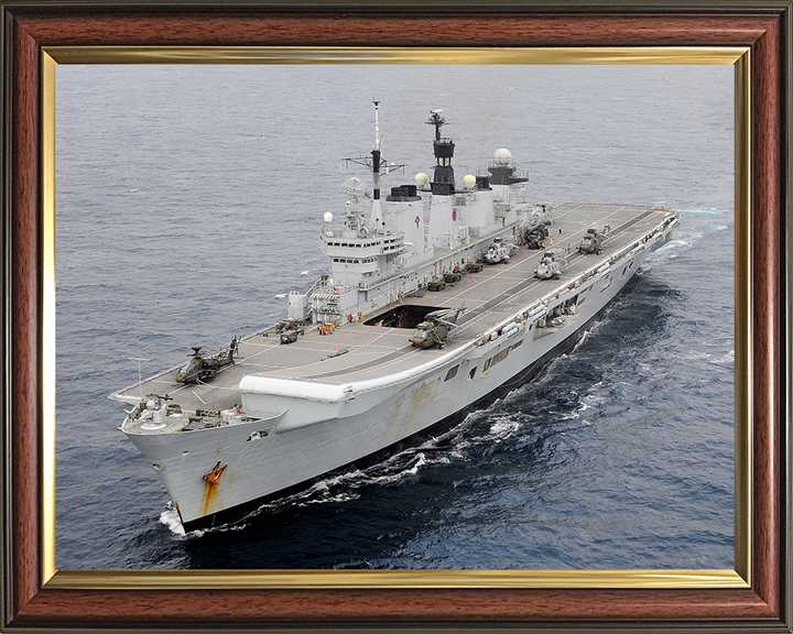 HMS Illustrious R06 | Photo Print | Framed Print | Invincible Class | Aircraft Carrier | Royal Navy