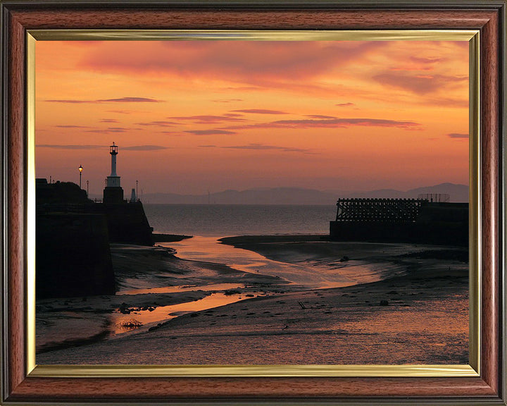 Maryport Cumbria the Lake District at sunset Photo Print - Canvas - Framed Photo Print - Hampshire Prints