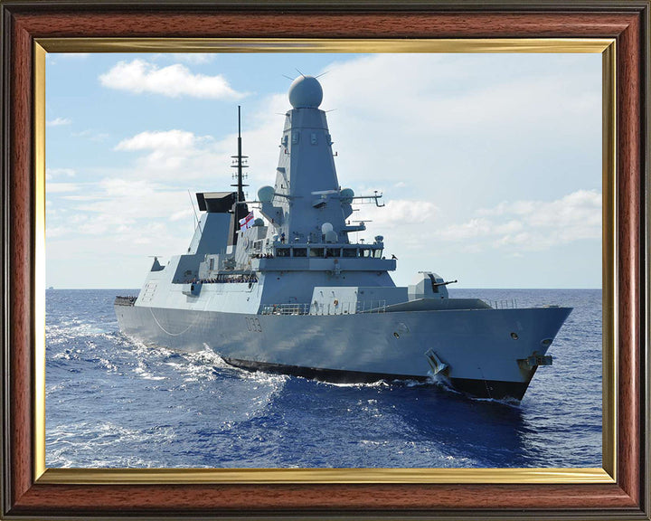 HMS Dauntless D33 Royal Navy Type 45 destroyer Photo Print or Framed Print - Hampshire Prints