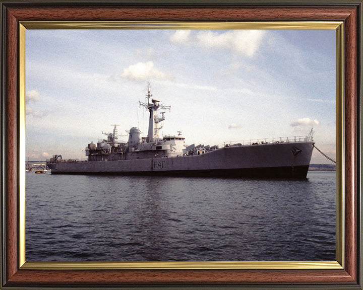 HMS Sirius F40 Royal Navy Leander class frigate Photo Print or Framed Print - Hampshire Prints