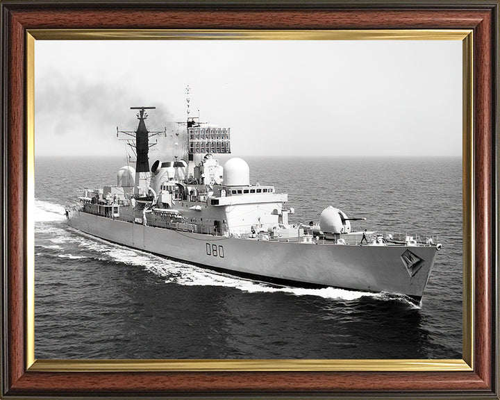 HMS Sheffield D80 Royal Navy Type 42 destroyer Photo Print or Framed Print - Hampshire Prints