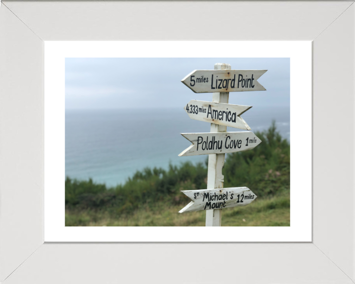 Helston Past Sign in Cornwall Photo Print - Canvas - Framed Photo Print - Hampshire Prints