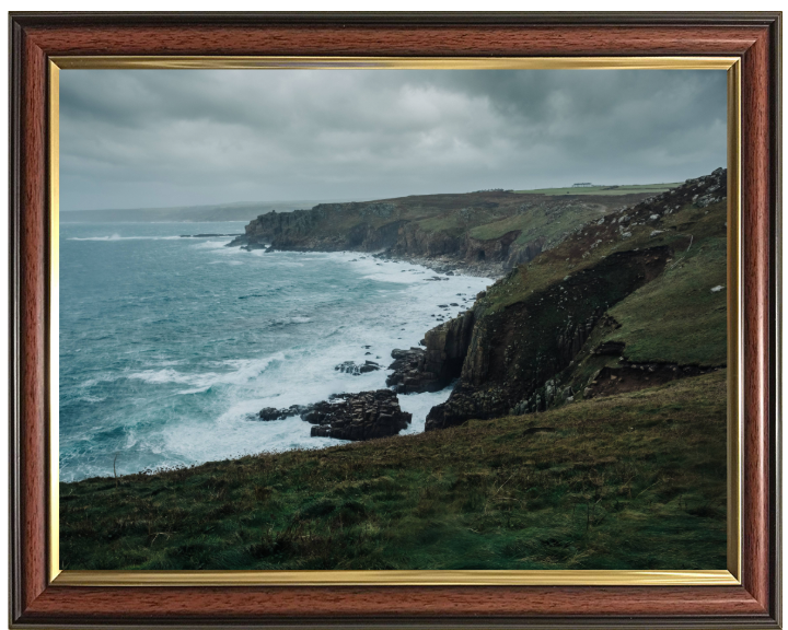Land's End in Penzance Cornwall Photo Print - Canvas - Framed Photo Print - Hampshire Prints