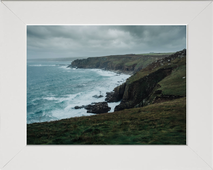 Land's End in Penzance Cornwall Photo Print - Canvas - Framed Photo Print - Hampshire Prints