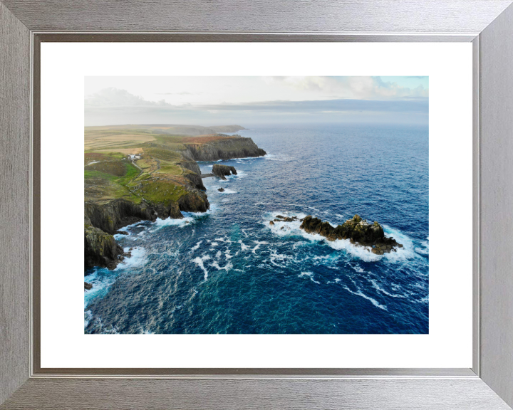 Looking East from Lands End in Cornwall Photo Print - Canvas - Framed Photo Print - Hampshire Prints