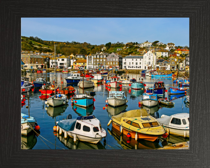 Mevagissey Harbour in Cornwall Photo Print - Canvas - Framed Photo Print - Hampshire Prints