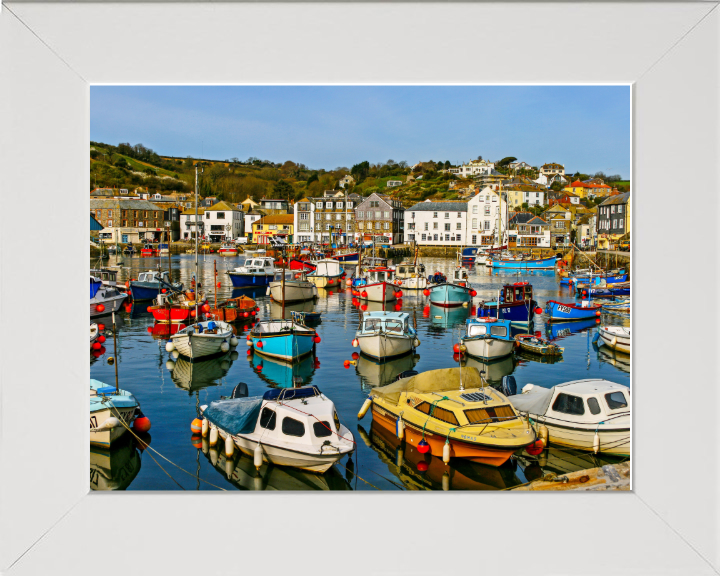 Mevagissey Harbour in Cornwall Photo Print - Canvas - Framed Photo Print - Hampshire Prints