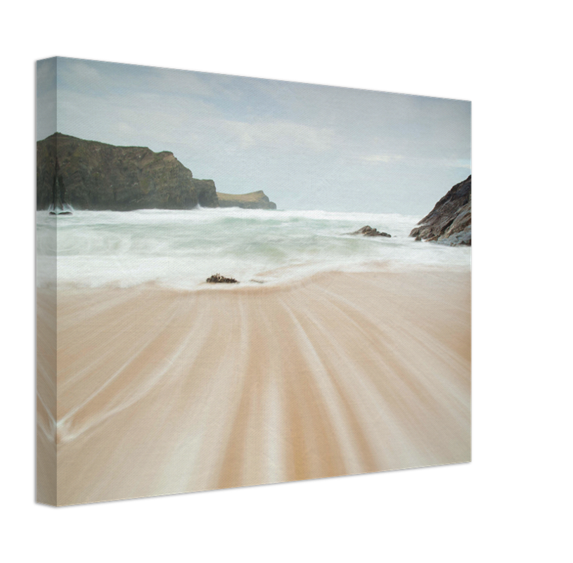 Whipsiderry Beach in Cornwall Photo Print - Canvas - Framed Photo Print - Hampshire Prints