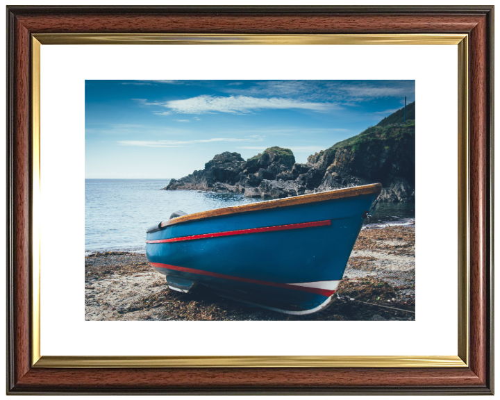 Wooden boat at Cadgwith in Cornwall Photo Print - Canvas - Framed Photo Print - Hampshire Prints