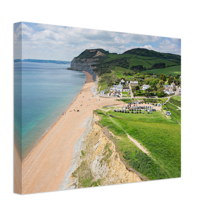 Seatown beach Dorset in summer Photo Print - Canvas - Framed Photo Print - Hampshire Prints