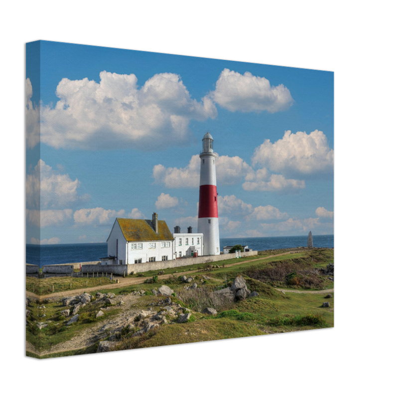 Portland Bill Lighthouse Dorset in summer Photo Print - Canvas - Framed Photo Print - Hampshire Prints