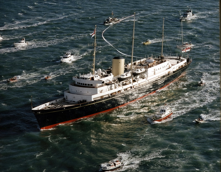 HMY Britannia Royal Yacht paying off Photo Print or Framed Photo Print - Hampshire Prints