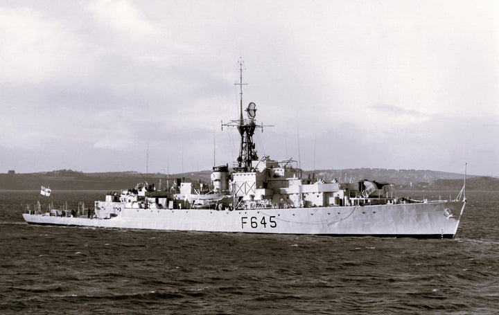 HMS Loch Ruthven K645 (F645) Royal Navy Loch class frigate Photo Print or Framed Print - Hampshire Prints