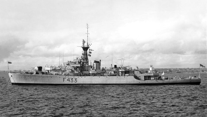 HMS Loch Insh F433 (K433) Royal Navy Loch class frigate Photo Print or Framed Print - Hampshire Prints