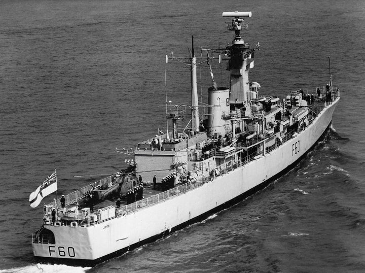 HMS Jupiter F60 Royal Navy Leander class frigate Photo Print or Framed Print - Hampshire Prints