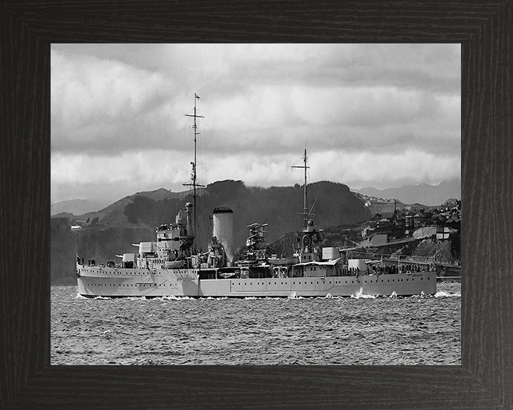 HMS Achilles C70 Royal Navy Leander class light cruiser Photo Print or Framed Photo Print - Hampshire Prints