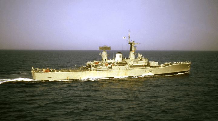 HMS Dido F104 Royal Navy Leander class frigate Photo Print or Framed Print - Hampshire Prints