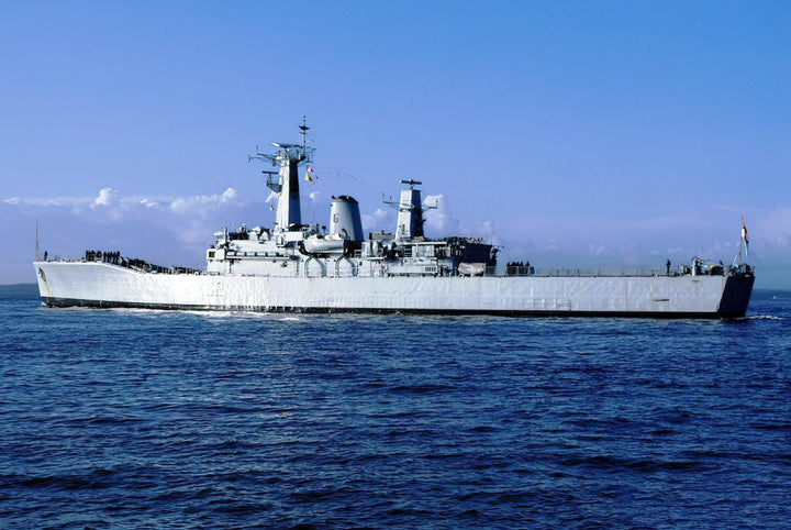 HMS Juno F52 Royal Navy Leander class frigate Photo Print or Framed Print - Hampshire Prints