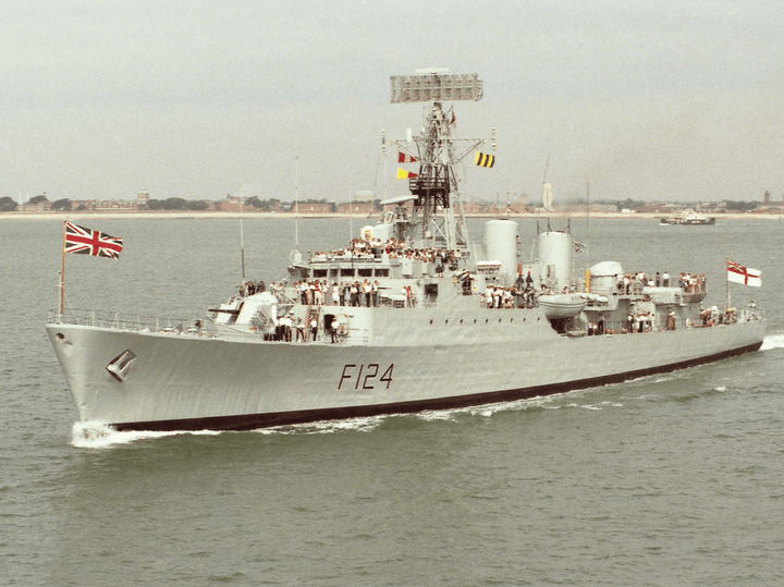 HMS Zulu F124 Royal Navy Tribal class frigate Photo Print or Framed Print - Hampshire Prints