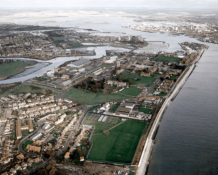 Royal Hospital Haslar Hampshire Aerial Photo Print or Framed Photo Print - Hampshire Prints