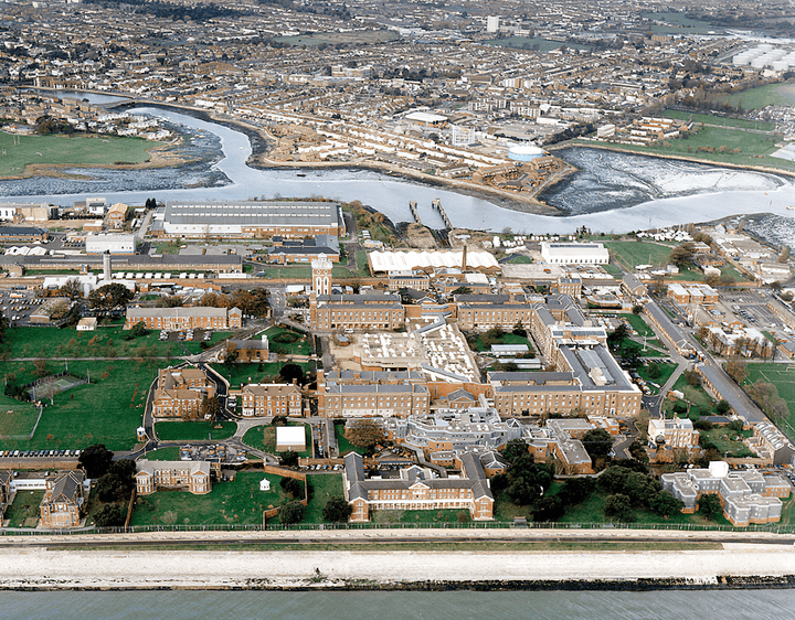 Royal Hospital Haslar Hampshire Aerial Photo Print or Framed Photo Print - Hampshire Prints