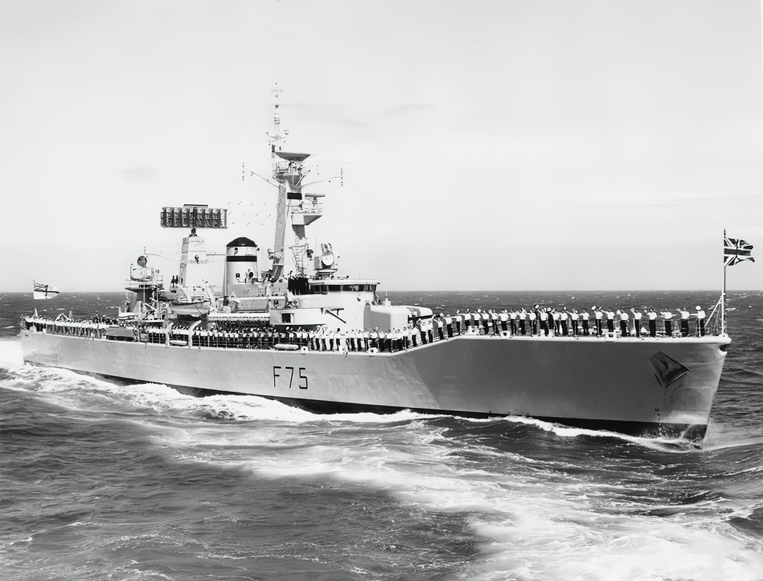 HMS Charybdis F75 Royal Navy Leander class frigate Photo Print or Framed Print - Hampshire Prints