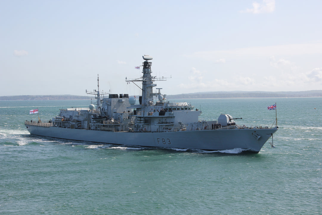 HMS St Albans F83 Royal Navy Type 23 frigate Photo Print or Framed Print - Hampshire Prints