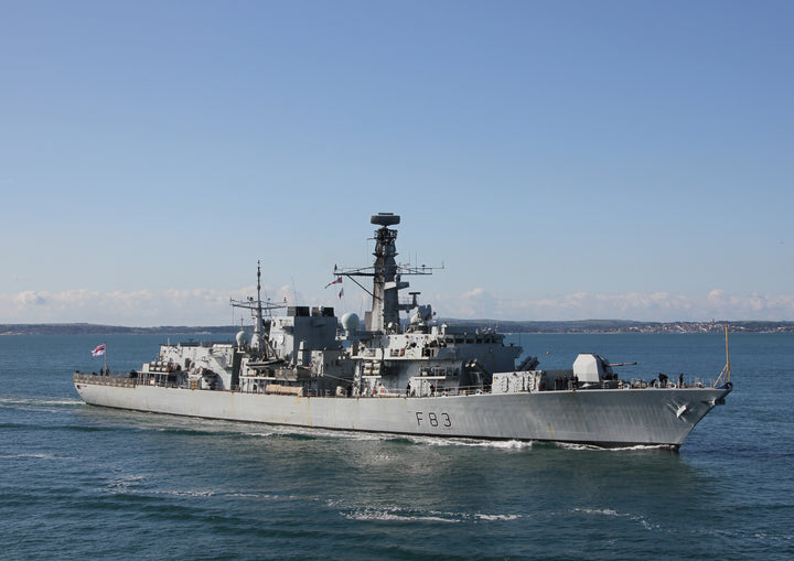 HMS St Albans F83 Royal Navy Type 23 frigate Photo Print or Framed Print - Hampshire Prints