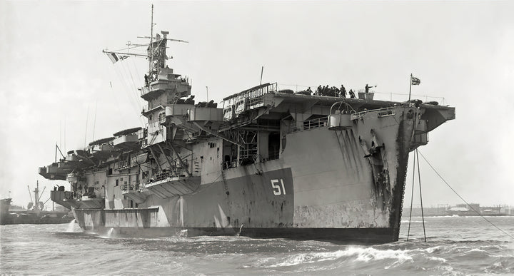 HMS Atheling D51 Royal Navy Ruler class escort carrier Photo Print or Framed Print - Hampshire Prints