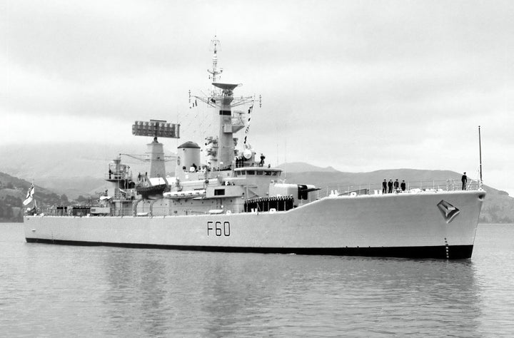 HMS Jupiter F60 Royal Navy Leander class frigate Photo Print or Framed Print - Hampshire Prints