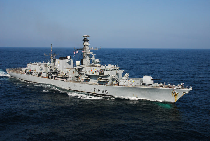 HMS Northumberland F238 Royal Navy Type 23 frigate Photo Print or Framed Photo Print - Hampshire Prints