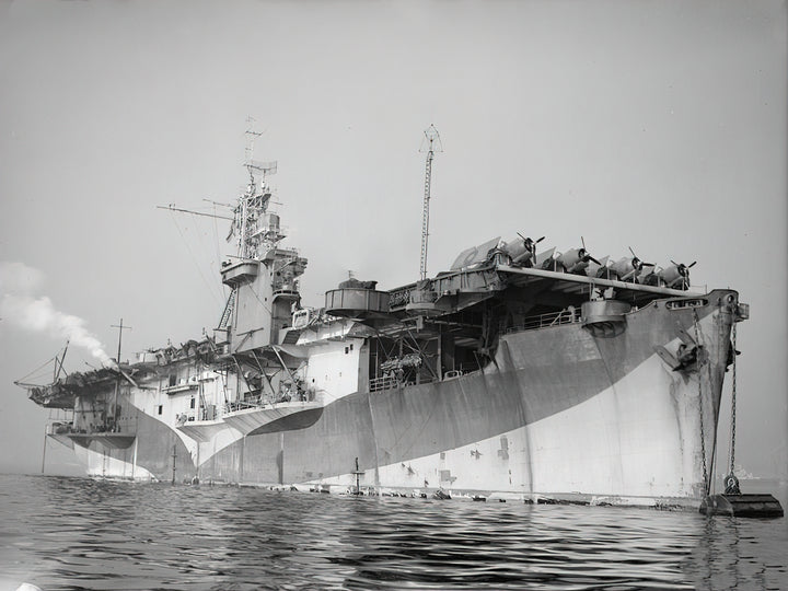 HMS Pursuer D73 Royal Navy Attacker class escort carrier Photo Print or Framed Print - Hampshire Prints