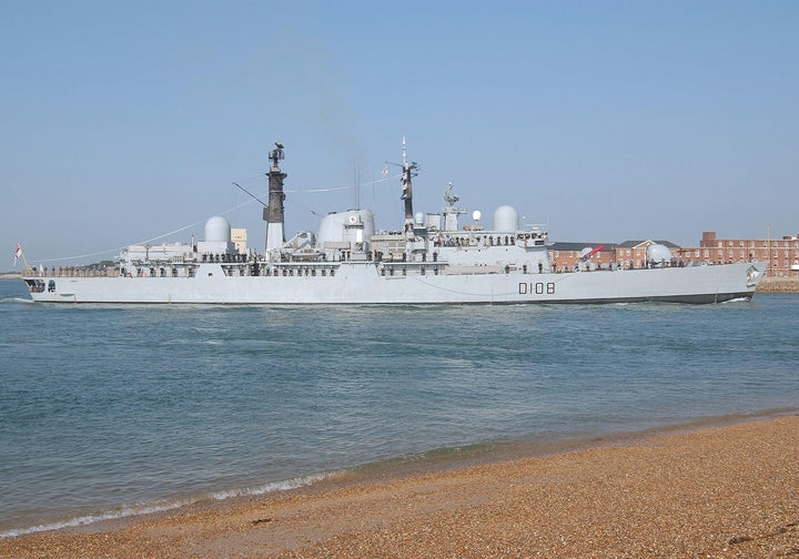 HMS Cardiff D108 | Photo Print | Framed Print | Poster | Type 42 | Destroyer | Royal Navy - Hampshire Prints