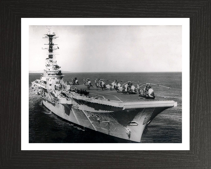 HMS Bulwark R08 Royal Navy Centaur class light fleet carrier Photo Print or Framed Print - Hampshire Prints