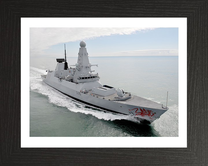 HMS Dragon D35 Royal Navy Type 45 Destroyer Photo Print or Framed Print - Hampshire Prints