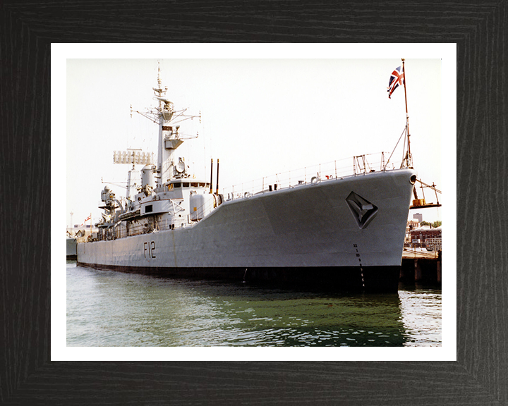 HMS Achilles F12 Royal Navy Leander Class Frigate Photo Print or Framed Print - Hampshire Prints