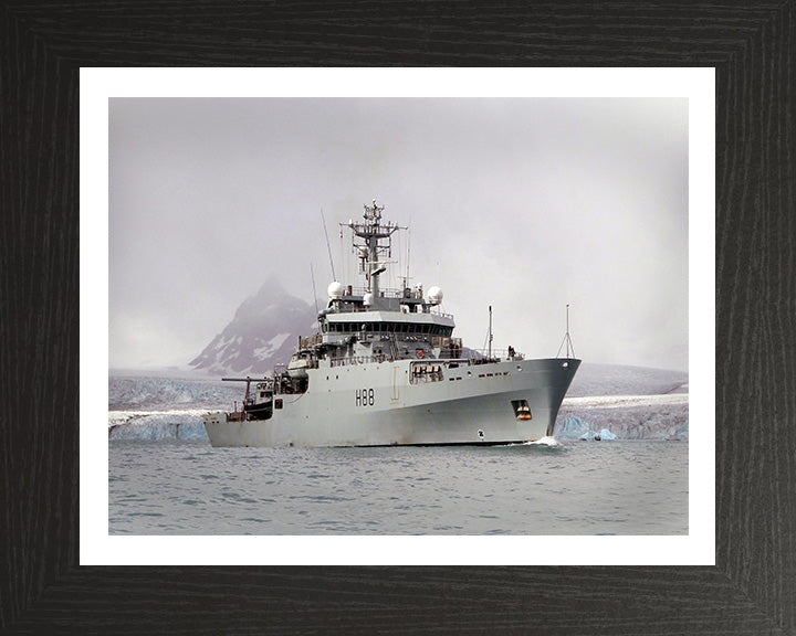 HMS Enterprise H88 | Photo Print | Framed Print | Hydrographic Survey Vessel | Royal Navy - Hampshire Prints