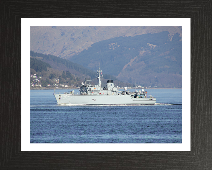 HMS Cattistock M31 Royal Navy Hunt class mine hunter Photo Print or Framed Print - Hampshire Prints