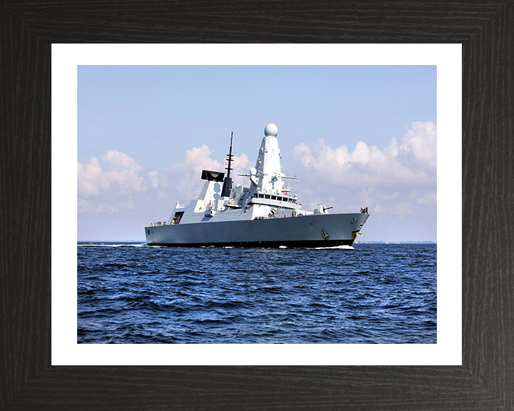 HMS Diamond D34 Royal Navy Type 45 Destroyer Photo Print or Framed Print - Hampshire Prints